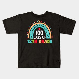 100th day Of School 12th grade Teacher Kids T-Shirt